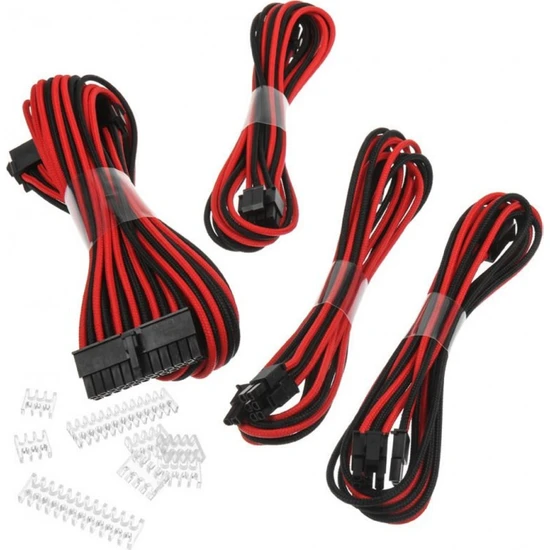 Phanteks Bilgisayar Extension Kablo Kiti - Kırmızı/Siyah