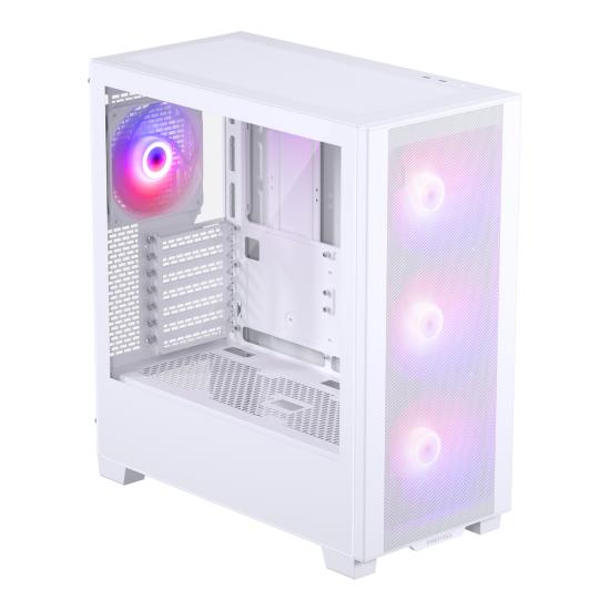 Phanteks XT Pro Ultra, Temperli Cam, ATX, DRGB PWM 140mm x 4 Fanlı Bilgisayar Kasası - Beyaz